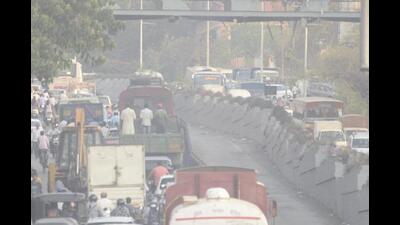 Air pollution in the city. (REPRESENTATIVE IMAGE)