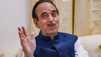 Ghulam Nabi Azad in New Delhi on Tuesday. (PTI) Ghulam Nabi Azad in New Delhi on Tuesday. (PTI)