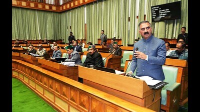 Himachal CM Sukhvinder Singh Sukhu has said that the state government will find an amicable solution to the nautor land issue in the Kinnaur district after examining all aspects. (Deepak Sansta/ HT) Himachal CM Sukhvinder Singh Sukhu has said that the state government will find an amicable solution to the nautor land issue in the Kinnaur district after examining all aspects. (Deepak Sansta/ HT)
