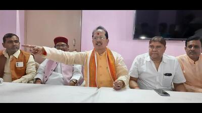 Leader of opposition Vijay Kumar Sinha. (HT Photo)