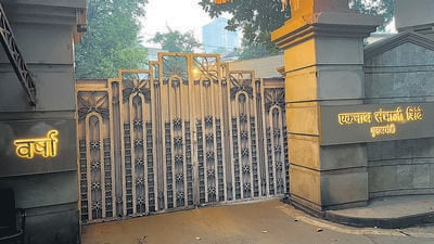 Mumbai, India - November 15, 2022: A view of CM Eknath Shinde's government bungalow Varsha, in Mumbai, India, on Tuesday, November 15, 2022. (Photo by Bhushan Koyande/HT Photo) (HT PHOTO)