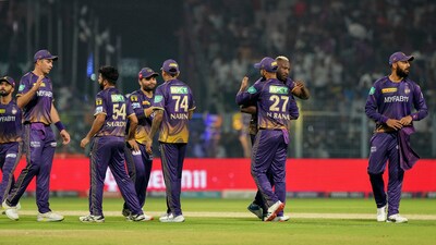 Kolkata Knight Riders thrashed Royal Challengers Bangalore by 81 runs in Match 9 of IPL 2023, in Kolkata. (PTI) Kolkata Knight Riders thrashed Royal Challengers Bangalore by 81 runs in Match 9 of IPL 2023, in Kolkata. (PTI)