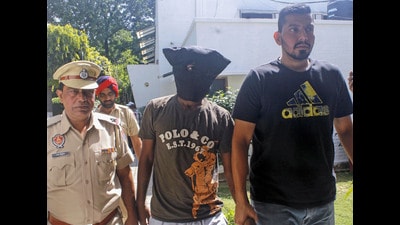Patiala Police arrested an accused named Sahil, who was associated with the Lawrence Bishnoi gang and was wanted in the murder case of Kabaddi player Dharminder Singh Bhinda. (ANI Photo) Patiala Police arrested an accused named Sahil, who was associated with the Lawrence Bishnoi gang and was wanted in the murder case of Kabaddi player Dharminder Singh Bhinda. (ANI Photo)