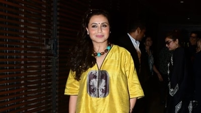 Rani Mukerji at Mrs Chatterjee Vs Norway party in Mumbai. (Pics; Varinder Chawla) Rani Mukerji at Mrs Chatterjee Vs Norway party in Mumbai. (Pics; Varinder Chawla)