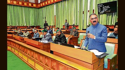 The Himachal Pradesh assembly on the concluding day of the Budget session passed the Himachal Pradesh Sukhashraya (Care, Protection and Self-Reliance of Children of the State) Bill, 2023, with a voice vote, thus becoming the first state to make such a legislation even as the opposition members objected to its name. (HT Photo) The Himachal Pradesh assembly on the concluding day of the Budget session passed the Himachal Pradesh Sukhashraya (Care, Protection and Self-Reliance of Children of the State) Bill, 2023, with a voice vote, thus becoming the first state to make such a legislation even as the opposition members objected to its name. (HT Photo)