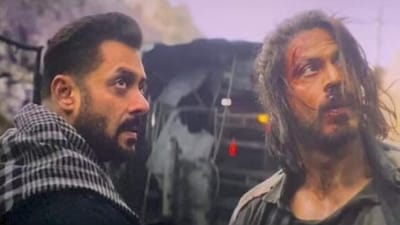 Salman Khan and Shah Rukh Khan were last seen together in Pathaan. Salman Khan and Shah Rukh Khan were last seen together in Pathaan.