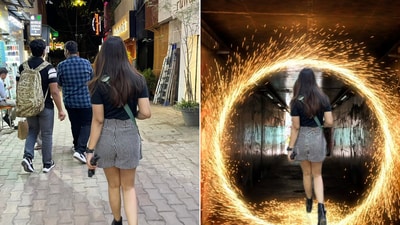 The image shows the original picture and an edited image by a Twitter user. (Twitter/@ShwetaKukreja_, Twitter/@Macnodal) The image shows the original picture and an edited image by a Twitter user. (Twitter/@ShwetaKukreja_, Twitter/@Macnodal)