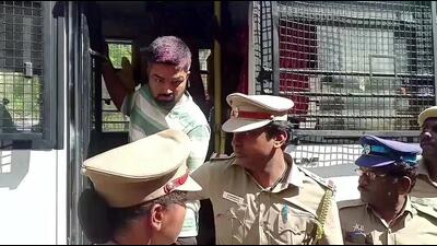 YouTuber Manish Kashyap in Madurai on March 31. (ANI) YouTuber Manish Kashyap in Madurai on March 31. (ANI)