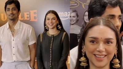 Aditi Rao Hydari and Siddharth at Jubilee screening in Mumbai. (Photo: Viral Bhayani) (Viral Bhayani)