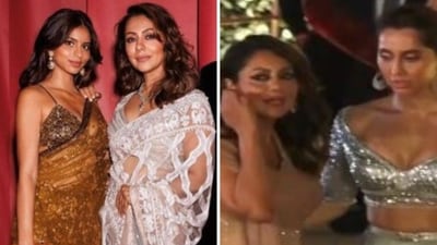 Gauri Khan and Suhana Khan at the NMACC gala. Gauri Khan and Suhana Khan at the NMACC gala.