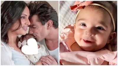 Bipasha Basu and Karan Singh Grover have revealed Devi's face. Bipasha Basu and Karan Singh Grover have revealed Devi's face.