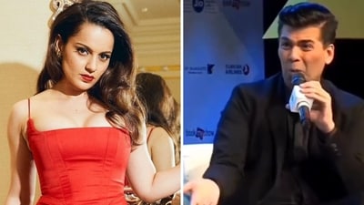 Kangana Ranaut has reacted to Karan Johar's old video about Anushka Sharma. Kangana Ranaut has reacted to Karan Johar's old video about Anushka Sharma.