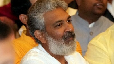 RRR director SS Rajamouli looks on as he attends the Padma Awards 2023 ceremony at Rashtrapati Bhawan, in New Delhi. (PTI) (PTI) RRR director SS Rajamouli looks on as he attends the Padma Awards 2023 ceremony at Rashtrapati Bhawan, in New Delhi. (PTI) (PTI)