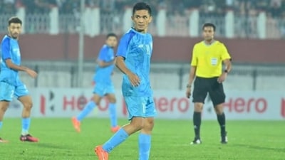 Star footballer Sunil Chhetri (AIFF)