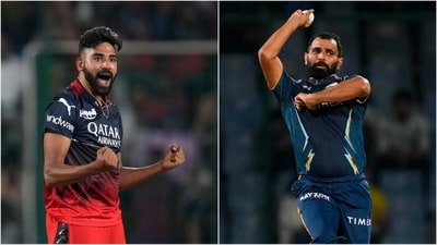 Mohammed Siraj; Mohammed Shami (PTI)