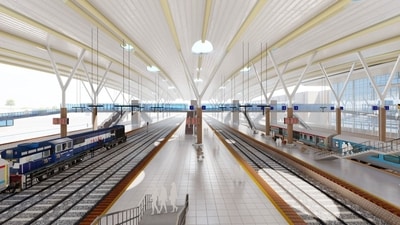 The redevelopment is planned such that it will undergo a massive makeover with world-class amenities and aesthetically designed iconic station building, read a statement by PMO.&nbsp; (PIB)