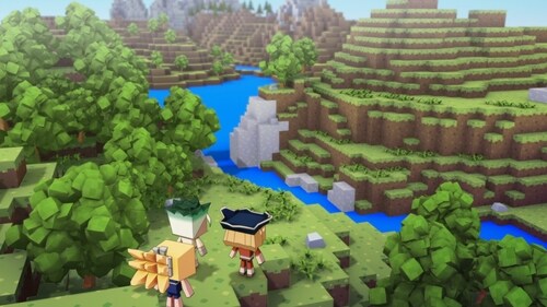 One of the highlights of the first episode is the Minecraft parody. The way Dr. Stone is set up, it's basically a survival game with the way they've started with wood and rocks. (TMS Entertainment) One of the highlights of the first episode is the Minecraft parody. The way Dr. Stone is set up, it's basically a survival game with the way they've started with wood and rocks. (TMS Entertainment)