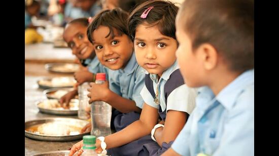 An official spokesperson said that Haryana also provides 200 ml flavoured fortified milk to students of Class 1 to 8 at least three days a week along with mid-day meal. (Mohammad Shahnawaz / Shutterstock)
