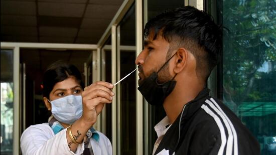 Jammu and Kashmir has been witnessing a slight uptick in Covid-19 infections. (HT File)