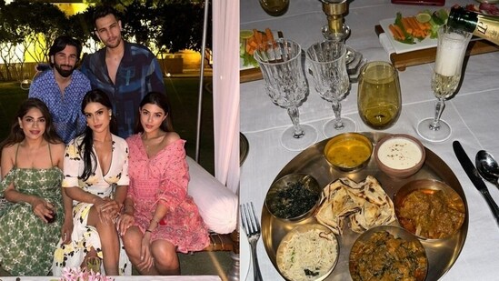 Nysa Devgan, Orhan Awatramani and others visit Suryagarh, Jaisalmer.