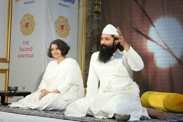 Valentina Trivedi and Askari Naqvi at the Earth Urban Haat (Photo courtesy The Sacred Amritsar)