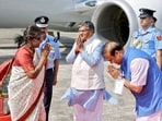 President Droupadi Murmu landed in Assam’s Bokakhat on Thursday to embark on her three-day visit to the state. President Droupadi Murmu landed in Assam’s Bokakhat on Thursday to embark on her three-day visit to the state.