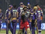 Royal Challengers Bangalore's Dinesh Karthik leaves the field after being dismissed during the Indian Premier League (IPL) cricket match between Royal Challengers Bangalore and Kolkata Knight Riders in Kolkata, India, Thursday, April 6, 2023. (AP Photo/Bikas Das) Royal Challengers Bangalore's Dinesh Karthik leaves the field after being dismissed during the Indian Premier League (IPL) cricket match between Royal Challengers Bangalore and Kolkata Knight Riders in Kolkata, India, Thursday, April 6, 2023. (AP Photo/Bikas Das)
