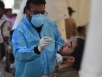 On Thursday, steep hike in new Covid cases was reported in the state capital as 35 more people tested positive against 24 new cases a day before. (Pic for representation) On Thursday, steep hike in new Covid cases was reported in the state capital as 35 more people tested positive against 24 new cases a day before. (Pic for representation)