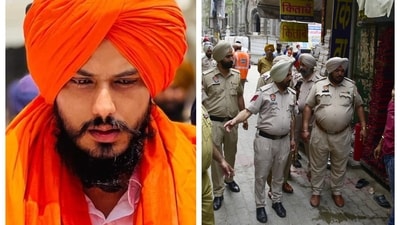 High alert in Punjab ahead of Baisakhi amid speculations of Amritpal Singh's surrender.