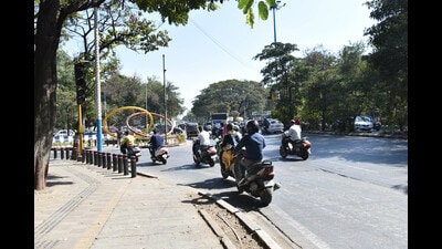 Authorities had received numerous complaints from locals and daily commuters as the spot had become a chronic junction of traffic congestion. (HT PHOTO)