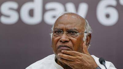 Congress president Mallikarjun Kharge. (PTI) Congress president Mallikarjun Kharge. (PTI)