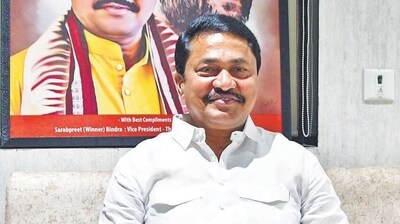 Maharashtra Pradesh Congress Committee (MPCC) President Nana Patole, at Tilak Bhavan, Prabhadevi, in Mumbai, India, on Friday, February 10, 2023. (Photo by Bhushan Koyande/HT Photo)