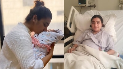 Neha Marda and her husband Ayushman Agarwal welcomed their daughter on Friday. Neha Marda and her husband Ayushman Agarwal welcomed their daughter on Friday.