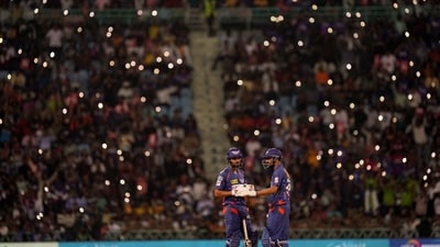 Lucknow Super Giants defeated Sunrisers Hyderabad by five wickets in Match 10 of IPL 2023, in Lucknow on Friday. (PTI) Lucknow Super Giants defeated Sunrisers Hyderabad by five wickets in Match 10 of IPL 2023, in Lucknow on Friday. (PTI)