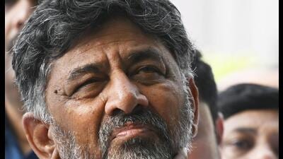 Senior Congress leader DK Shivakumar (Hindustan Times) Senior Congress leader DK Shivakumar (Hindustan Times)