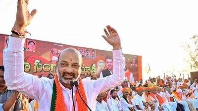 Telangana BJP President Bandi Sanjay Kumar (PTI)