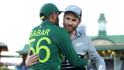 Babar Azam and Kane Williamson Babar Azam and Kane Williamson