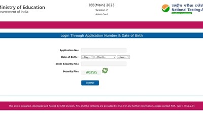 JEE Mains Admit Card 2023 for April 10 exam out at jeemain.nta.nic.in, link here JEE Mains Admit Card 2023 for April 10 exam out at jeemain.nta.nic.in, link here