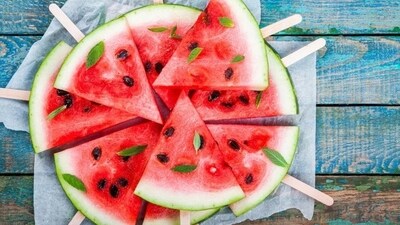 Watermelon popsicles: Watermelon popsicles are another fun and refreshing way to enjoy watermelon this summer. Blend cubed watermelon with honey, lime juice, and salt until smooth. Pour the mixture into popsicle molds and freeze for at least 4 hours. Enjoy. (Photo: iStock) Watermelon popsicles: Watermelon popsicles are another fun and refreshing way to enjoy watermelon this summer. Blend cubed watermelon with honey, lime juice, and salt until smooth. Pour the mixture into popsicle molds and freeze for at least 4 hours. Enjoy. (Photo: iStock)