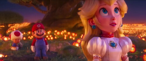 A still from Super Mario Bros Movie. A still from Super Mario Bros Movie.
