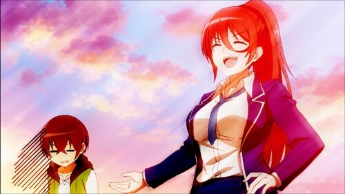 Maya and her brother Asahi in a still from My One-Hit Kill Sister Episode 1. (Gekkou) Maya and her brother Asahi in a still from My One-Hit Kill Sister Episode 1. (Gekkou)