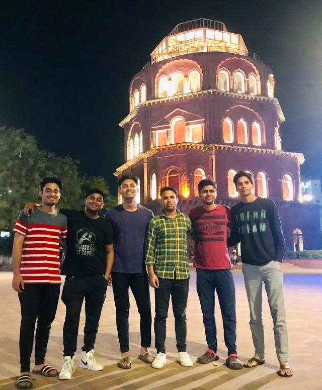 Tabish, Arafat, Faheem, Ali, Azran and Mohd Shaat at Satkhanda in Chowk. Tabish, Arafat, Faheem, Ali, Azran and Mohd Shaat at Satkhanda in Chowk.