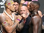 Israel Adesnaya will lock horns with middle weigh champion Alex Pereira in the main event of UFC 287 on Saturday. Israel Adesnaya will lock horns with middle weigh champion Alex Pereira in the main event of UFC 287 on Saturday.