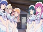 The anime revolves around Hayato, a young man who inherits his grandmother's rundown cafe on the shore, only to discover that it's also home to five young women who call themselves her family.(Tezuka Productions)
