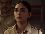 Mrunal Thakur in a still from Gumraah. Mrunal Thakur in a still from Gumraah.