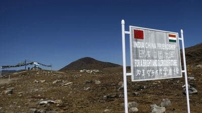 A signboard seen from the Indian side of the Indo-China border at Bumla, in Arunachal Pradesh in a picture dated November 11, 2009. (Adnan Abidi /REUTERS) A signboard seen from the Indian side of the Indo-China border at Bumla, in Arunachal Pradesh in a picture dated November 11, 2009. (Adnan Abidi /REUTERS)