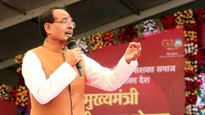 Madhya Pradesh Chief Minister Shivraj Singh Chouhan was speaking at a function of religious preacher Devkinandan Thakur. (ANI/File)
