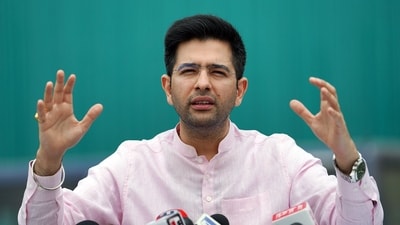 Aam Aadmi Party (AAP) Rajya Sabha MP Raghav Chadha (ANI) Aam Aadmi Party (AAP) Rajya Sabha MP Raghav Chadha (ANI)