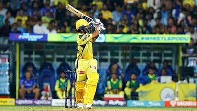 Chasing a target of 158 runs, CSK reached 159/3 in 18.1 overs, courtesy of some fine batting from Ajinkya Rahane (61) and Ruturaj Gaikwad (40*). (IndianPremierLeague twitter) Chasing a target of 158 runs, CSK reached 159/3 in 18.1 overs, courtesy of some fine batting from Ajinkya Rahane (61) and Ruturaj Gaikwad (40*). (IndianPremierLeague twitter)
