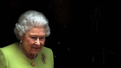 Queen Elizabeth II is seen. (AFP)